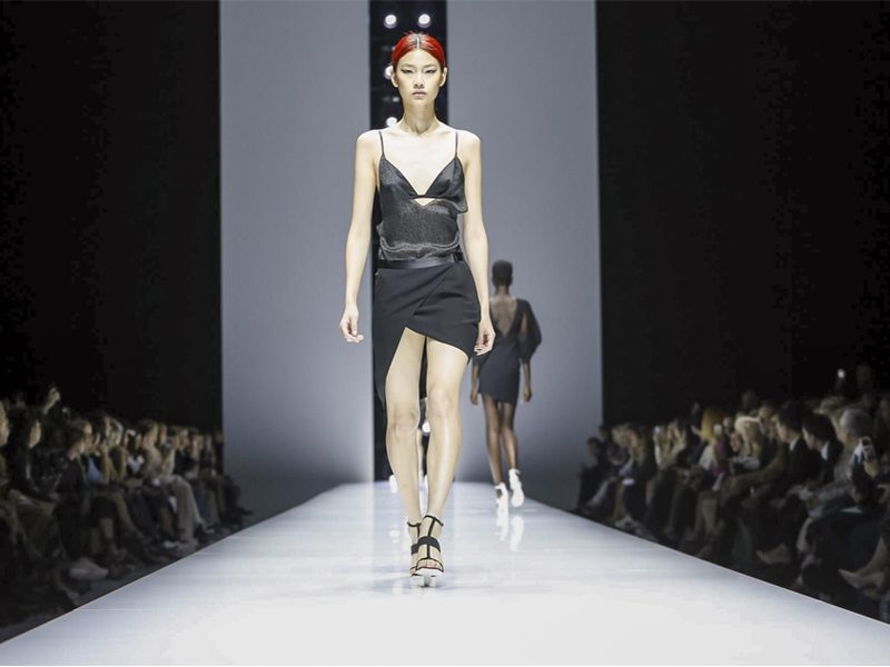 Красное и черное в коллекции Lanvin SS’18