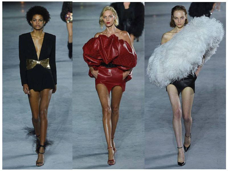 Парижские бунтари под Эйфелевой башней в коллекции Saint Laurent SS'18