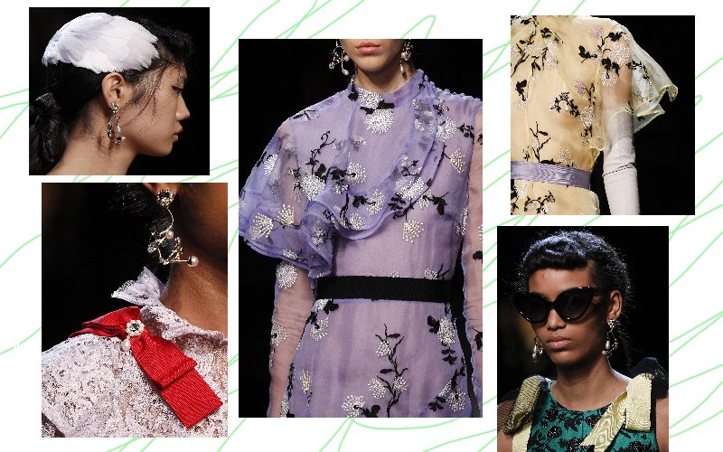 Гардероб королевы-тусовщицы в деталях Erdem SS'18