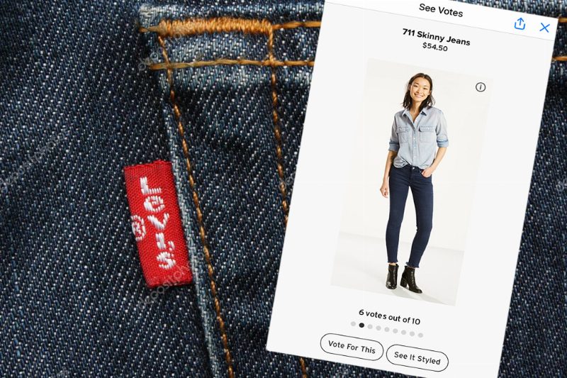 Как персонализировать джинсы Levi's с помощью виртуального стилиста