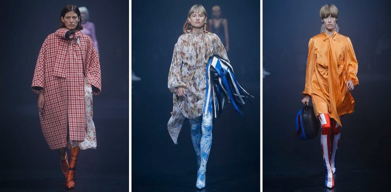 Газеты, цветы и долларовые купюры в коллекции Balenciaga SS'18