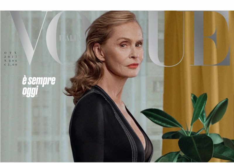 На обложке Vogue Italia впервые появилась модель старше 60-ти