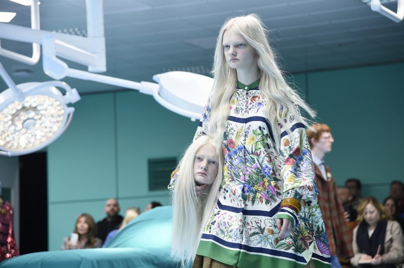 Джорджио Армани раскритиковал реплики голов на показе Gucci