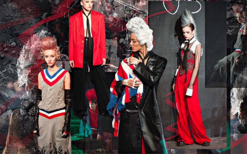 Конфликт панков и придворных дам в коллекции Frolov FW'18/19