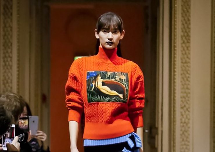 Пейзажи джунглей на показе Kenzo FW'18/19