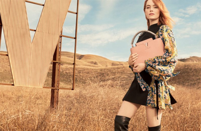 Как выглядит первая рекламная кампания Эммы Стоун для Louis Vuitton?