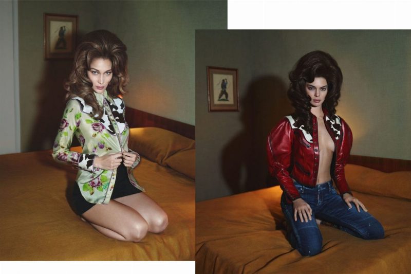 Кендалл Дженнер и Белла Хадид снялись в рекламной кампании Dsquared2