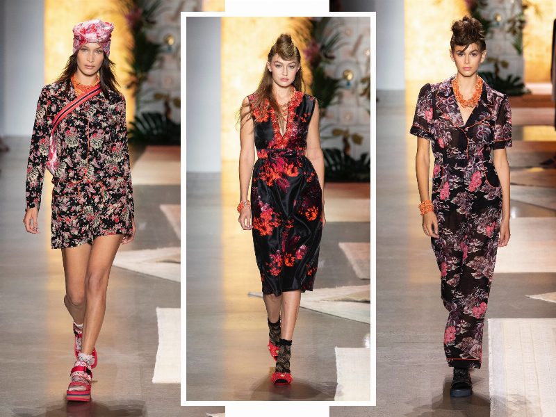 Цветочная россыпь в коллекции Anna Sui SS'19