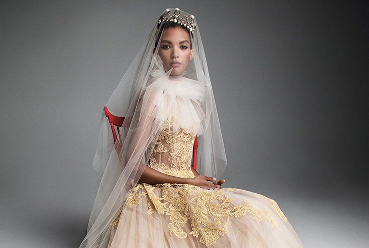 Принцессы XVII века в новой свадебной коллекции Vera Wang
