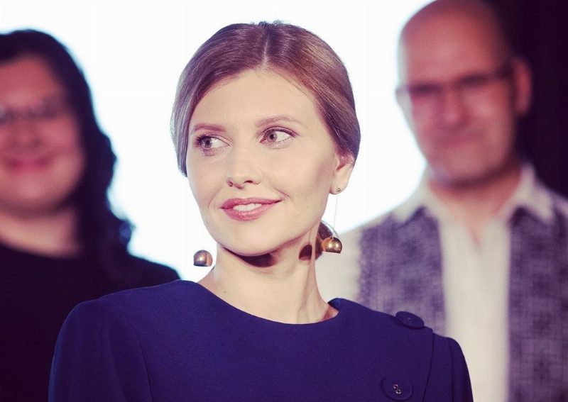 Елена Зеленская в лаконичном образе на встрече с премьер-министром Канады Джастином Трюдо