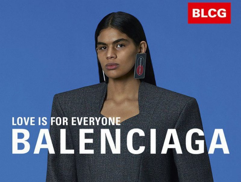 Мотивоционные надписи и призыв к действию в новом кампейне Balenciaga