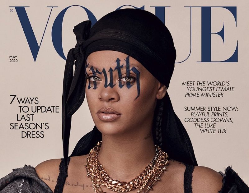 Рианна на обложке Vogue: в бандане, которую некогда носили темнокожие рабыни