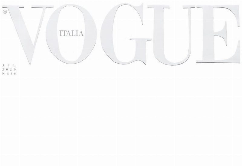 Vogue Italia выйдет с полностью белой обложкой