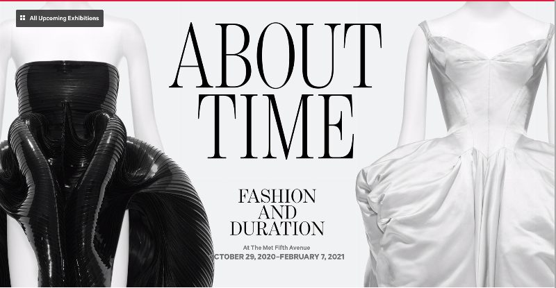 Первые экспонаты выставки About Time: Fashion and Duration Метрополитен-музея можно увидеть уже сейчас