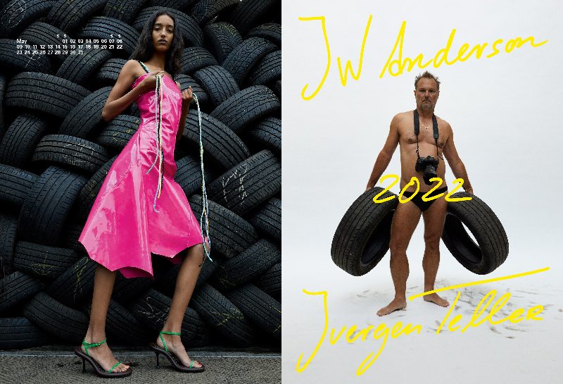 Обнаженный Юрген Теллер и новая коллекция  JW Anderson SS 22 в деталях