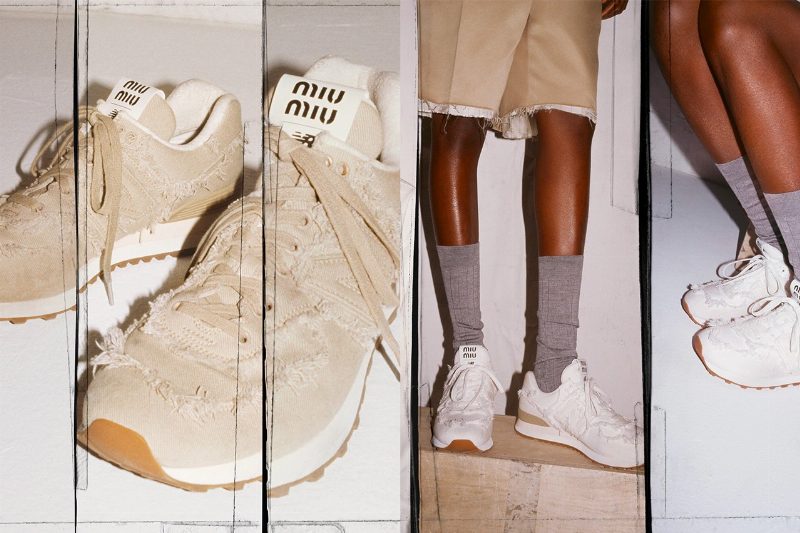Срочно надо: кроссовки из коллаборации Miu Miu и New Balance за $695