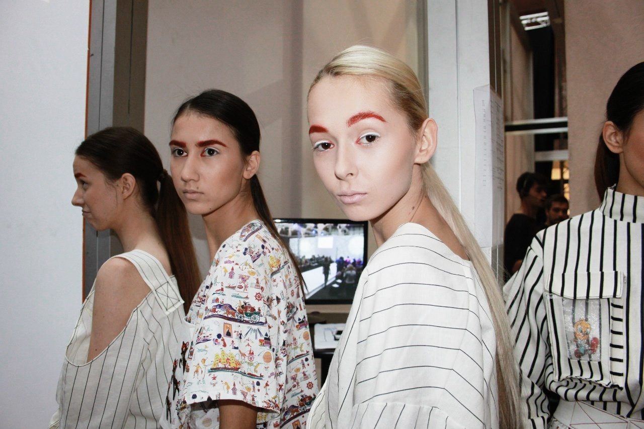 Бэкстейдж Maria Hitcher, S/S 2015