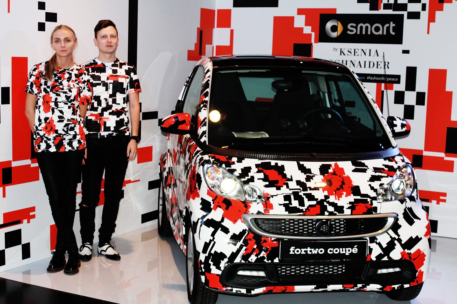 Ksenia Schnaider создала дизайн для автомобиля Smart