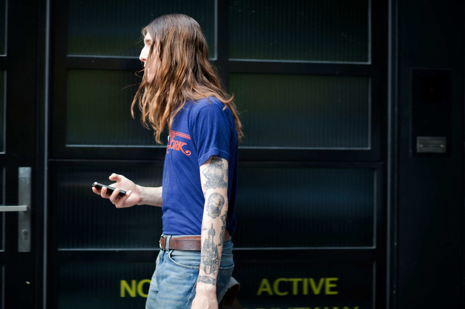 Street-style с мужской Недели моды в Нью-Йорке