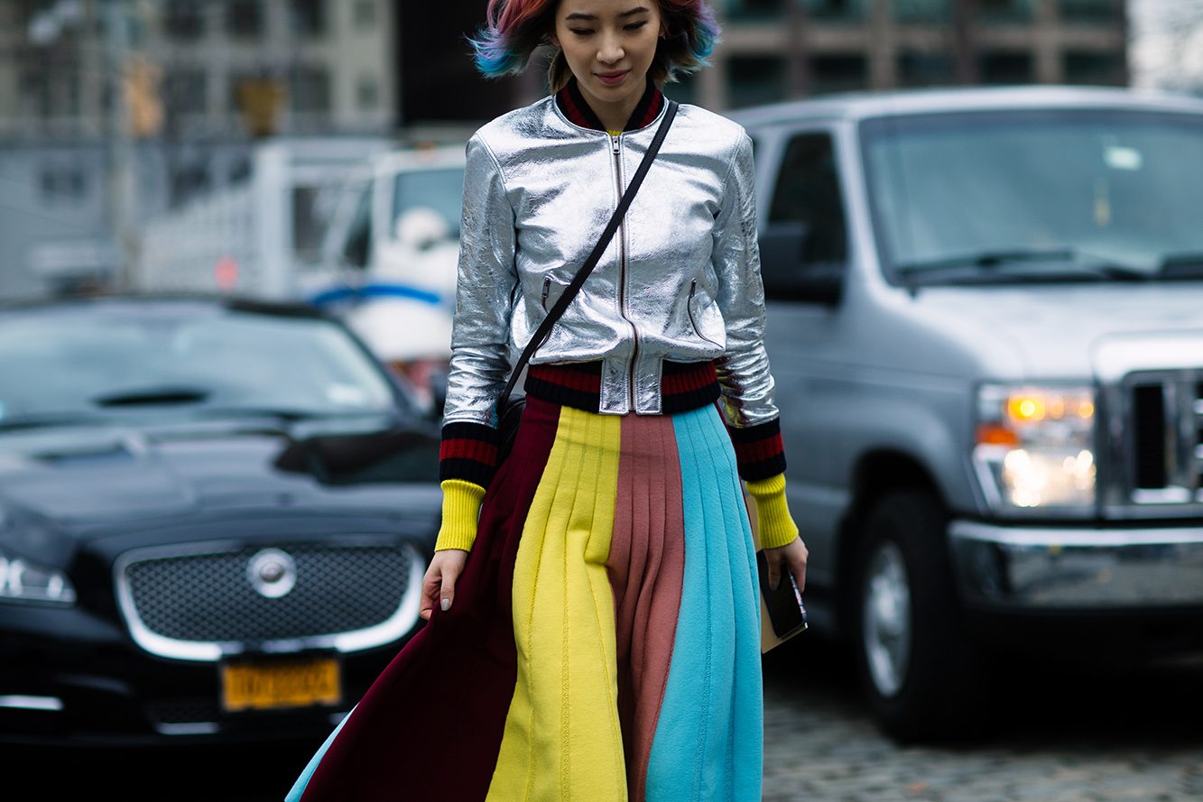 Стрит-стайл на New York Fashion Week F/W 2016 от Яны Давыдовой