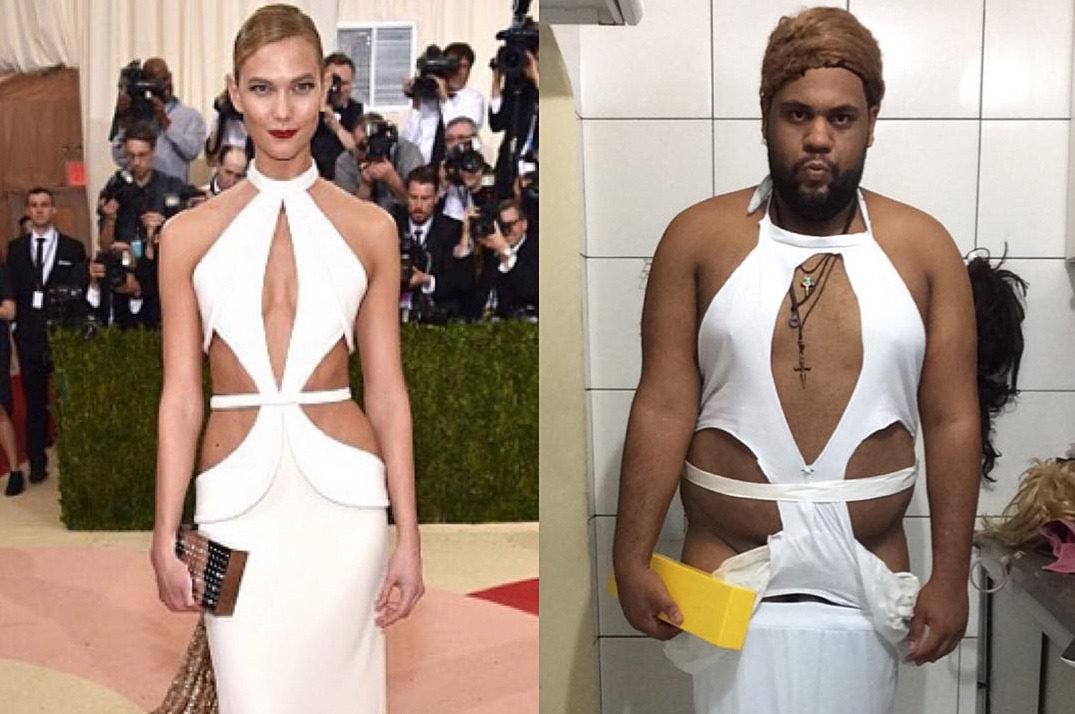 Бразилец воссоздал наряды MetGala из мусорных пакетов
