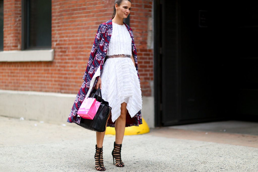 nyfw-white-dress-white-after-labor-day-fall-coat-statement-caot-printed-coat-texture-asymmetrical-hankerchief-hemline-cage-booties-fall-fashion-via-popsugar