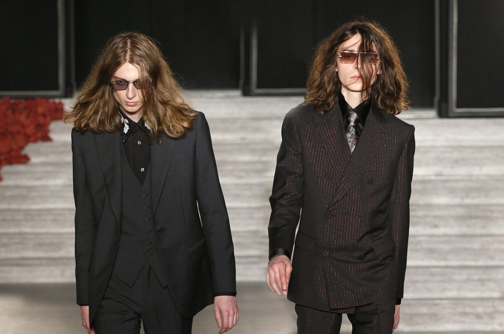 Украинские модели на показе Brioni A/W 2016