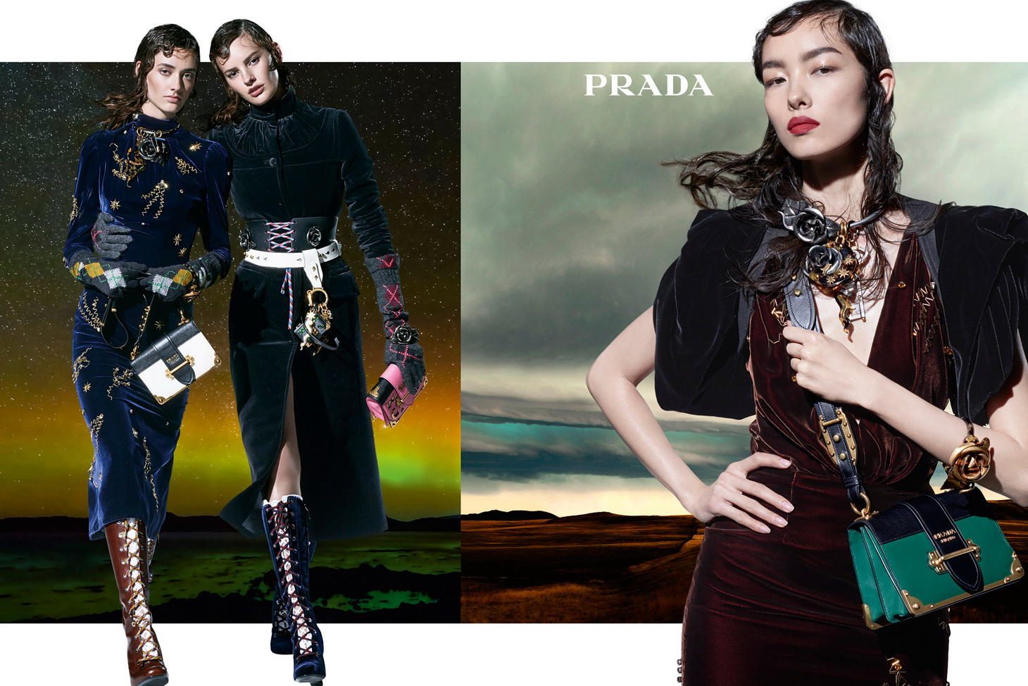 27 моделей в рекламной кампании Prada