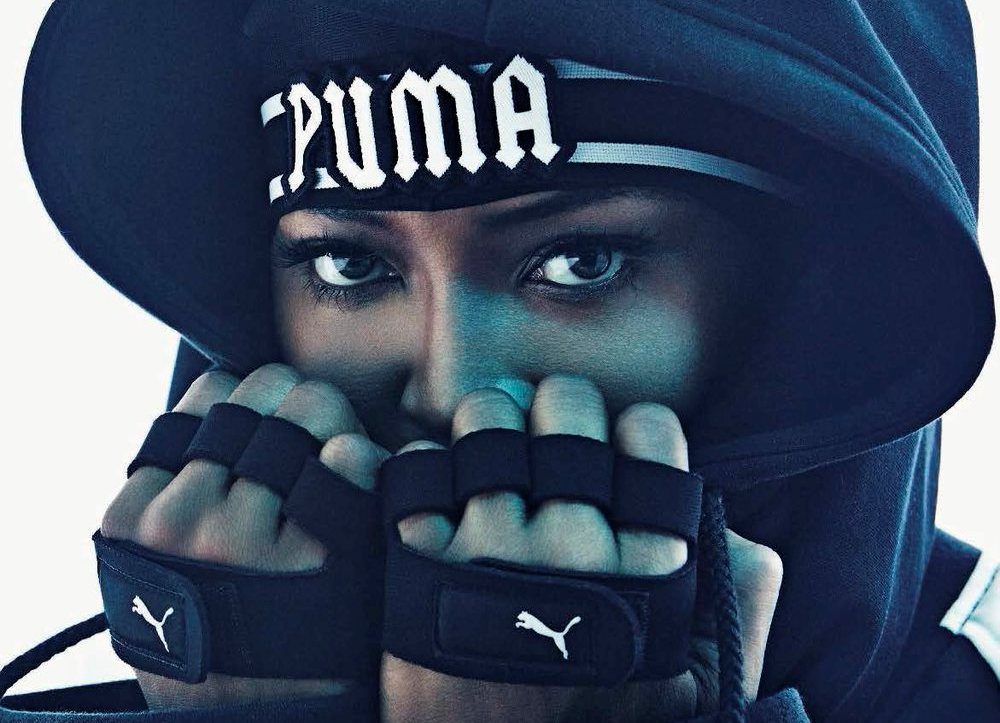 Наоми Кэмпбелл в съемке Vogue Italia