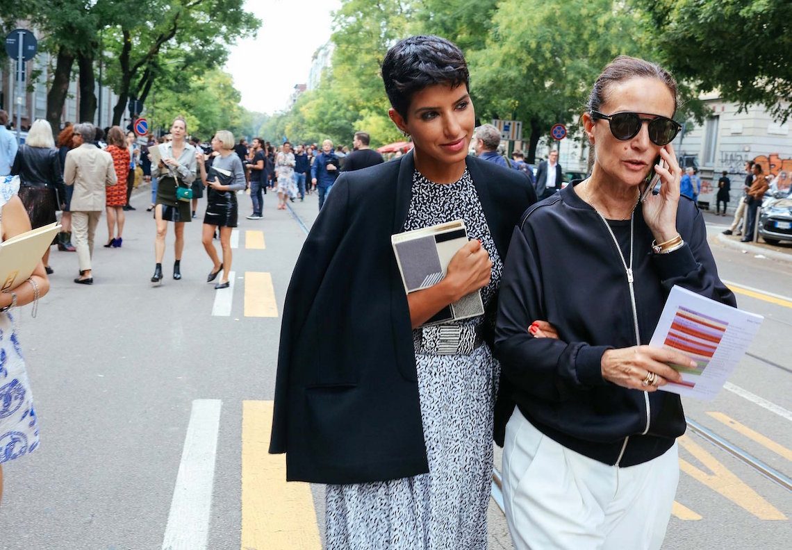 Street-style на Milan Fashion Week