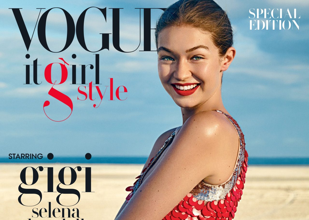 Джиджи Хадид на обложке специального выпуска Vogue "It Girl Style"