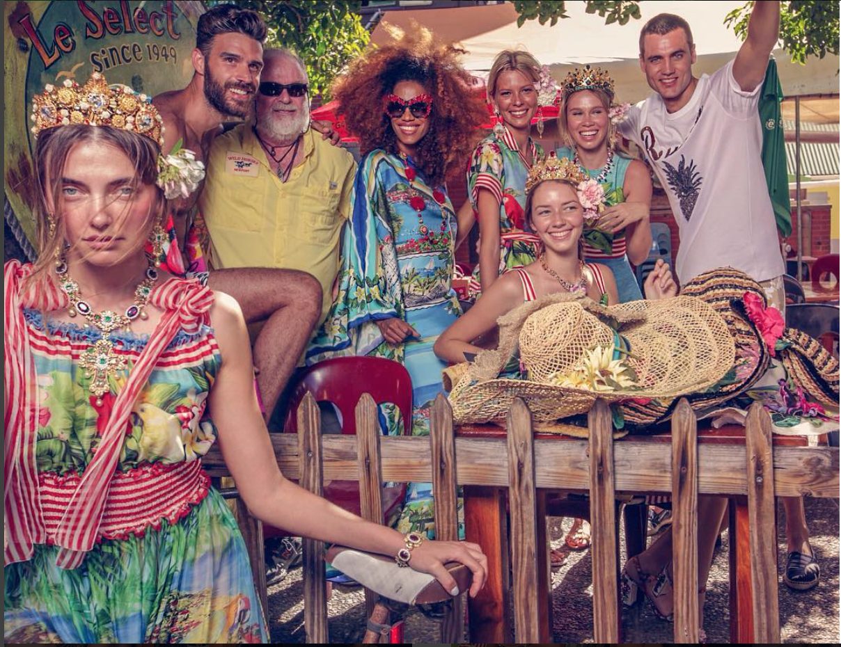Алина Байкова в новой рекламной кампании Dolce&Gabbana