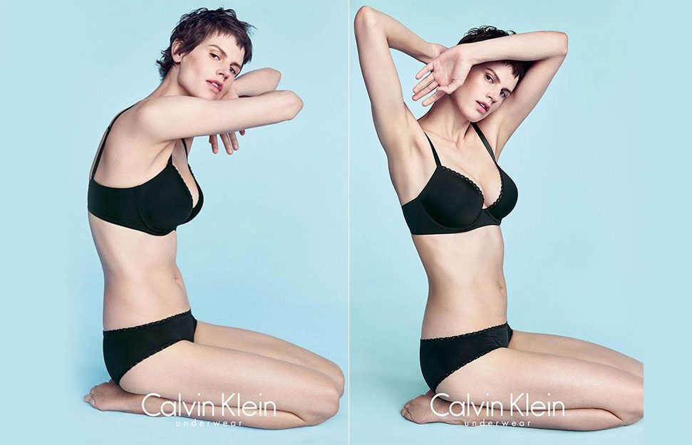 Бренд Calvin Klein представил рекламный кампейн с топ-моделью Саскией де Брау
