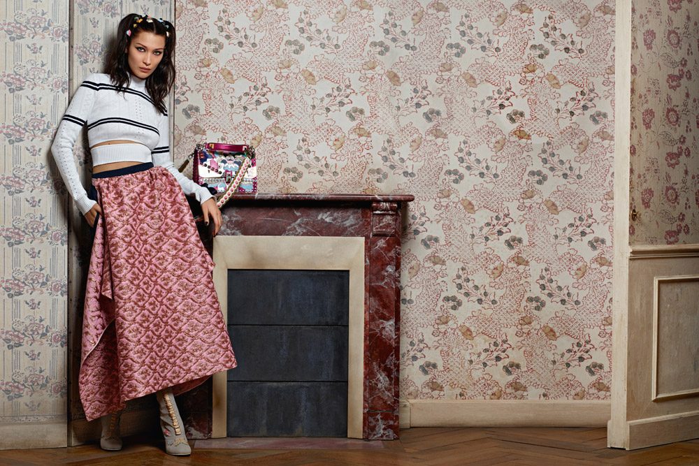 Белла Хадид стала лицом рекламной кампании Fendi