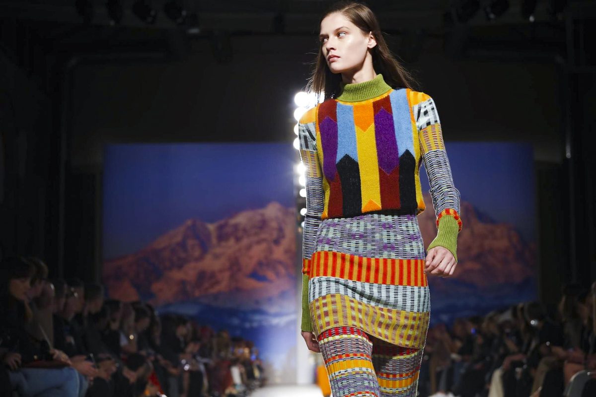 Яркий протест на показе Missoni FW 17-18
