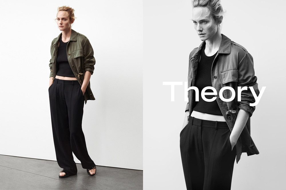 Эмбер Валлетта, Лия Кебеде и Фей Фей Сун в кампейне Theory S/S'17