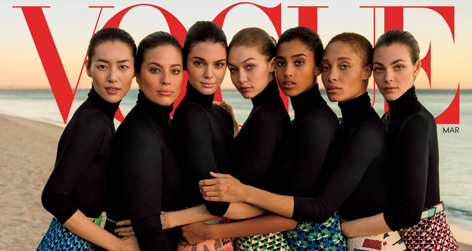 Эшли Грэм стала первой Plus-Size моделью, появившейся на обложке американского Vogue