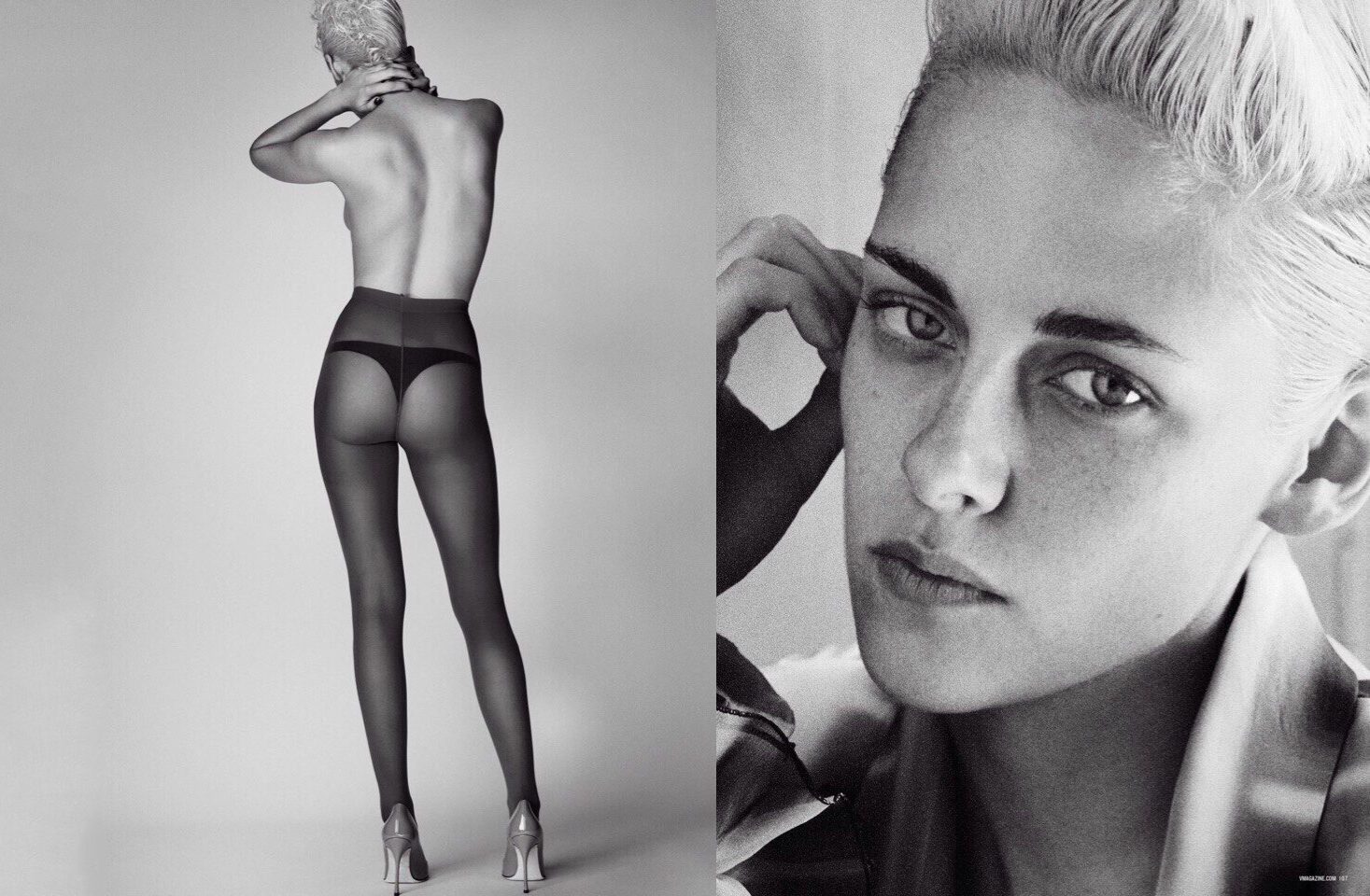 Обнаженная Кристен Стюарт в фотосъемке для V magazine