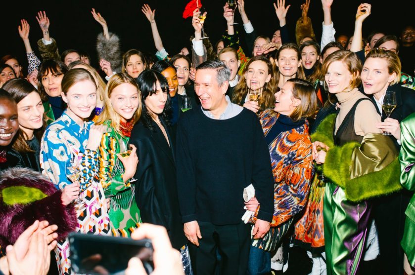 Юбилейный показ бельгийской марки Dries Van Noten FW 17-18