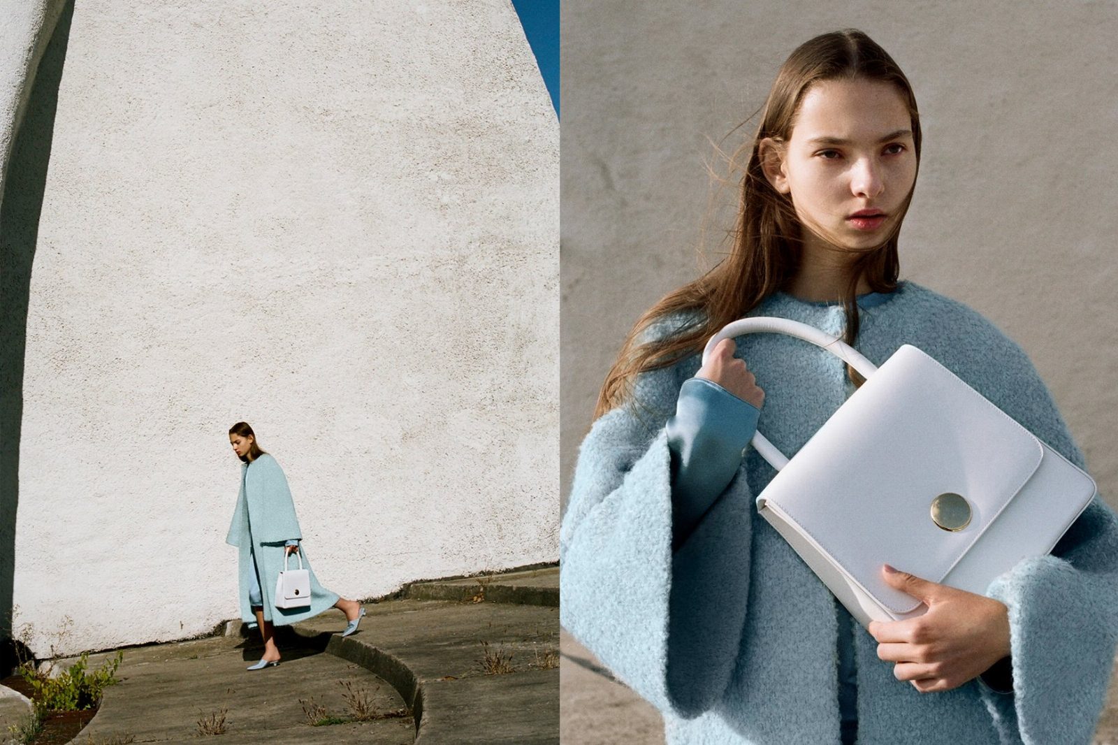 Американский бренд Mansur Gavriel посвятил аксессуар украинскому фотодуэту Жене и Тане Постернак