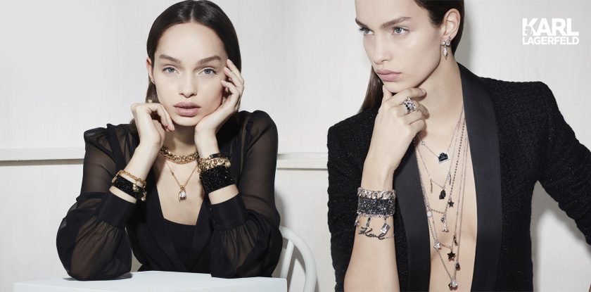 Карл Лагерфельд разработал свою первую ювелирную коллекцию для марки Swarovski