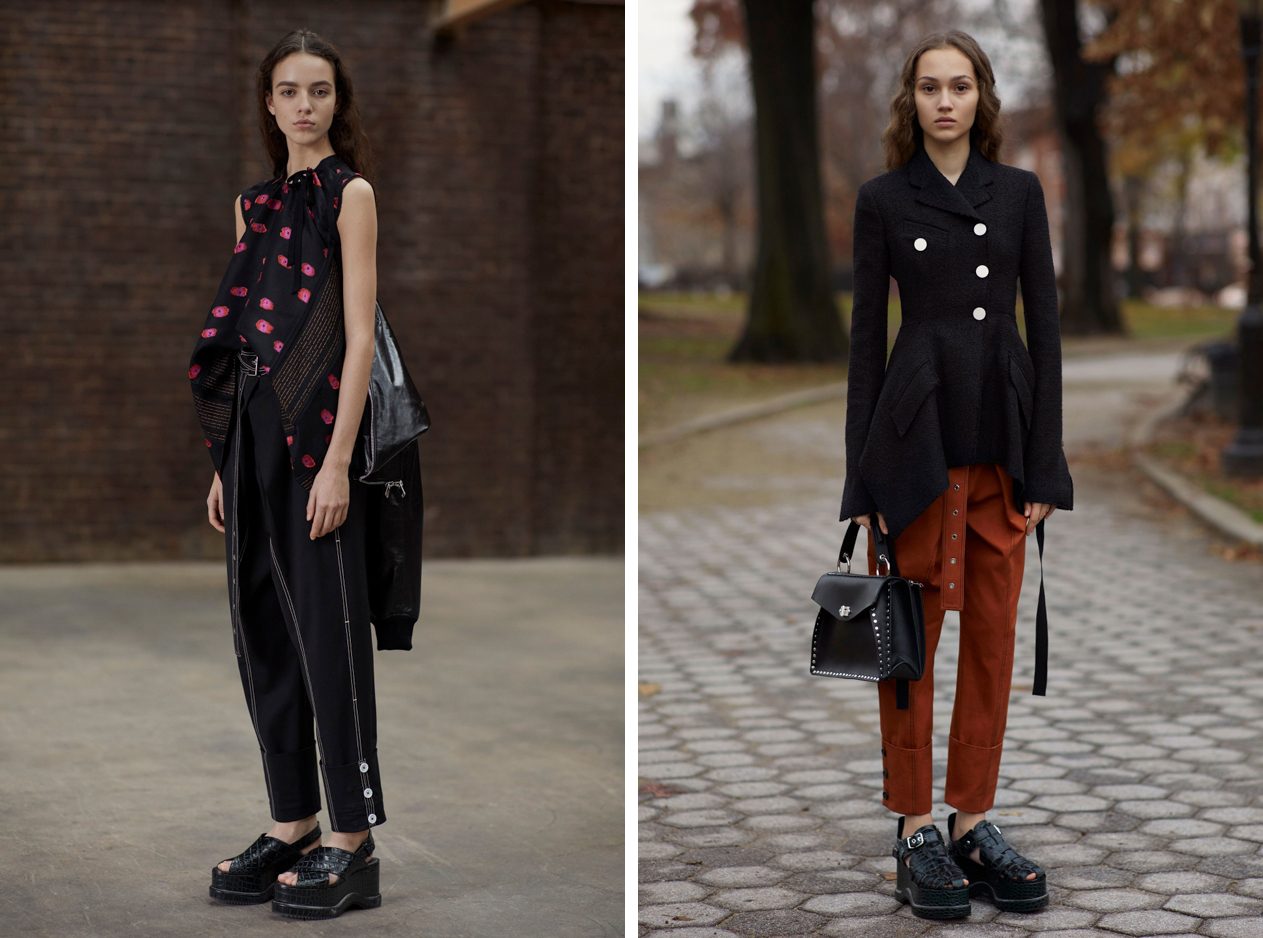 Американский бренд Proenza Schouler представил последнюю межсезонную коллекцию
