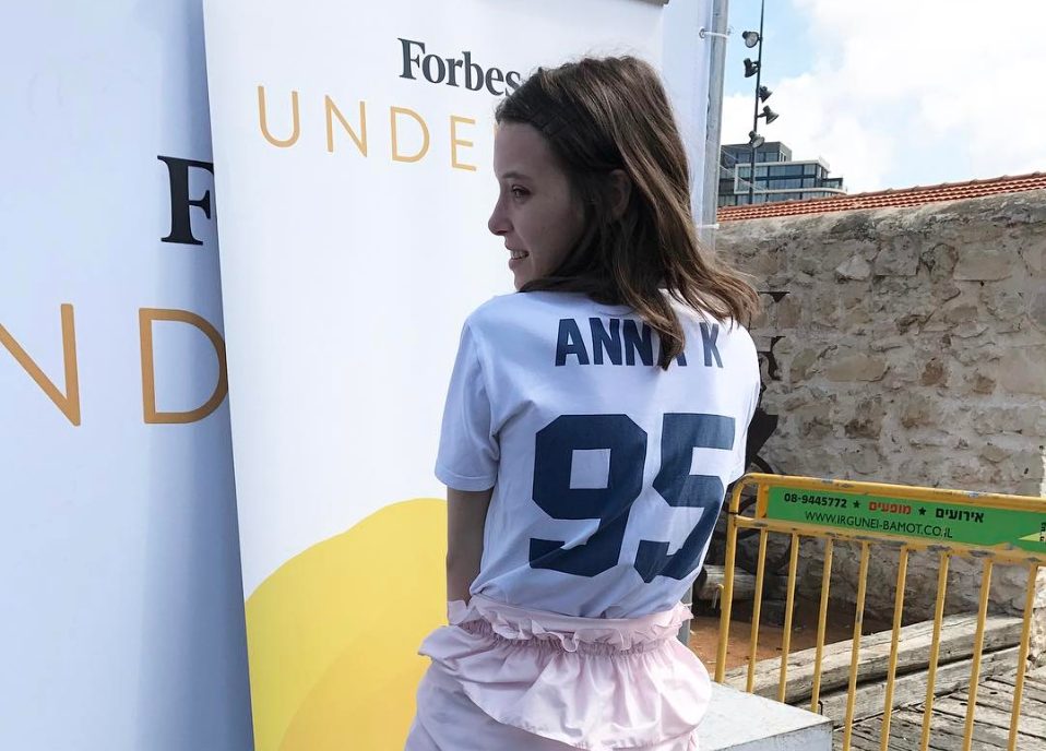 Anna K отправилась на саммит Forbes 30 Under 30 в Израиль