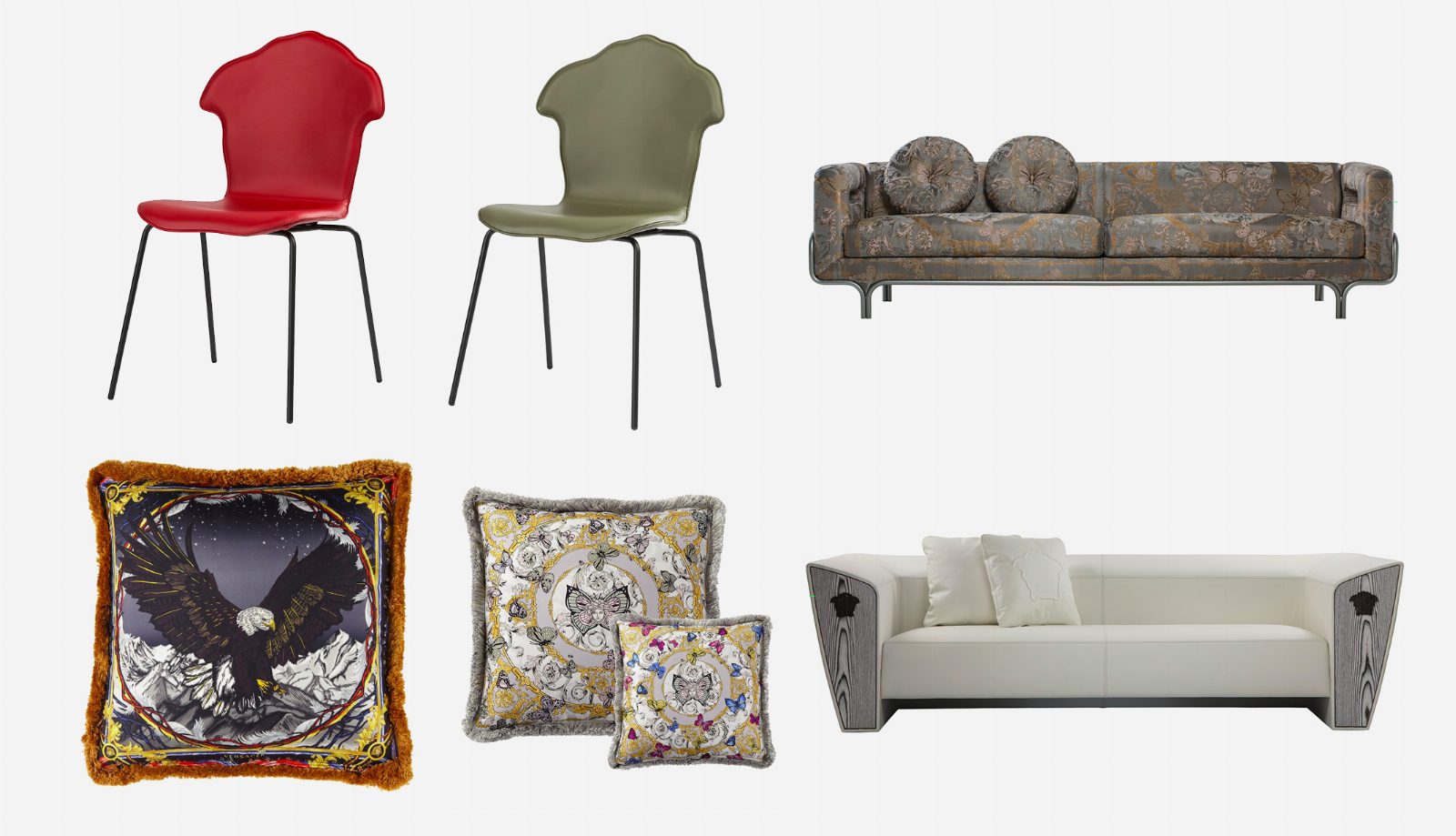 Новые предметы мебели в коллекции Versace Home