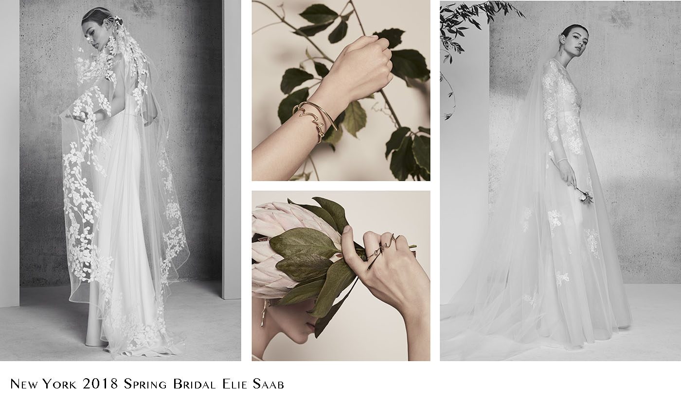 Легкие кружева в новой свадебной коллекции Elie Saab 2018