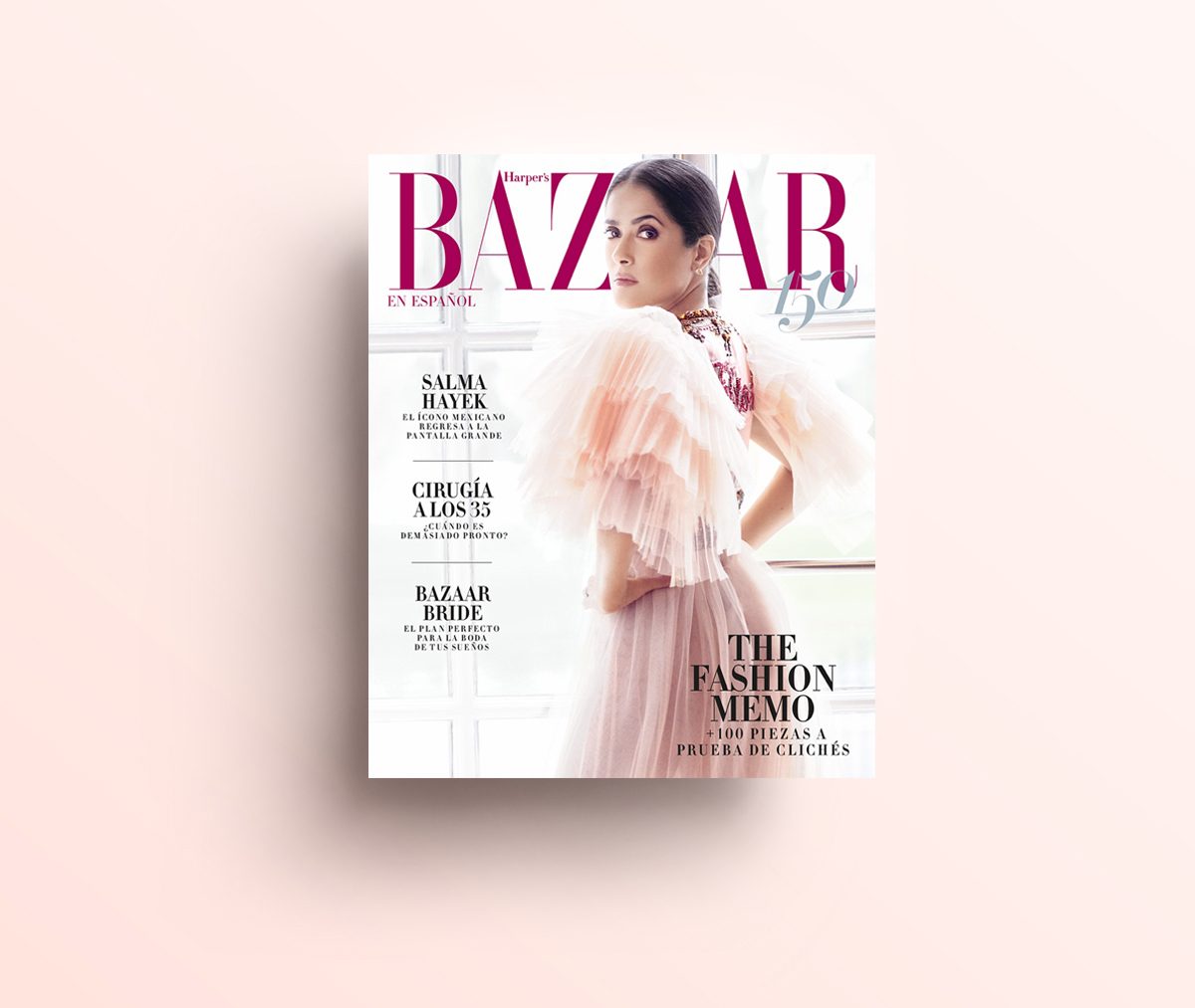 Сальма Хайек украсила апрельский выпуск журнала Harper’s Bazaar Mexico