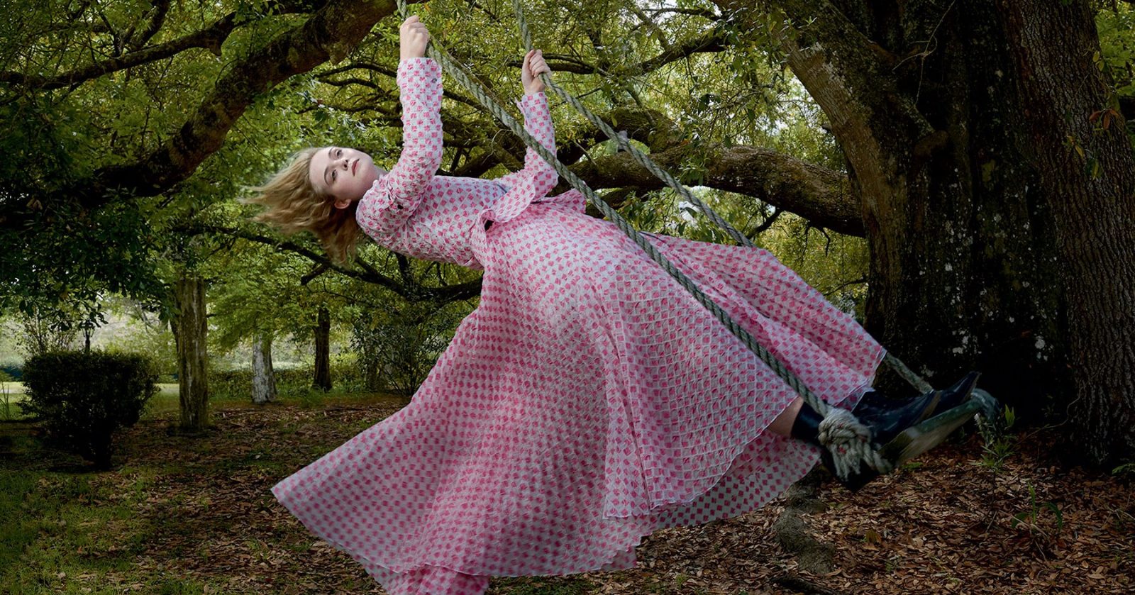 Актриса Эль Фэннинг в объективе Энни Лейбовиц для Vogue