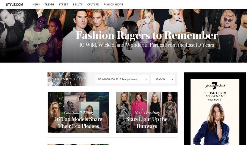 Condé Nast закрывает Style.com и начинает сотрудничество с Farfetch