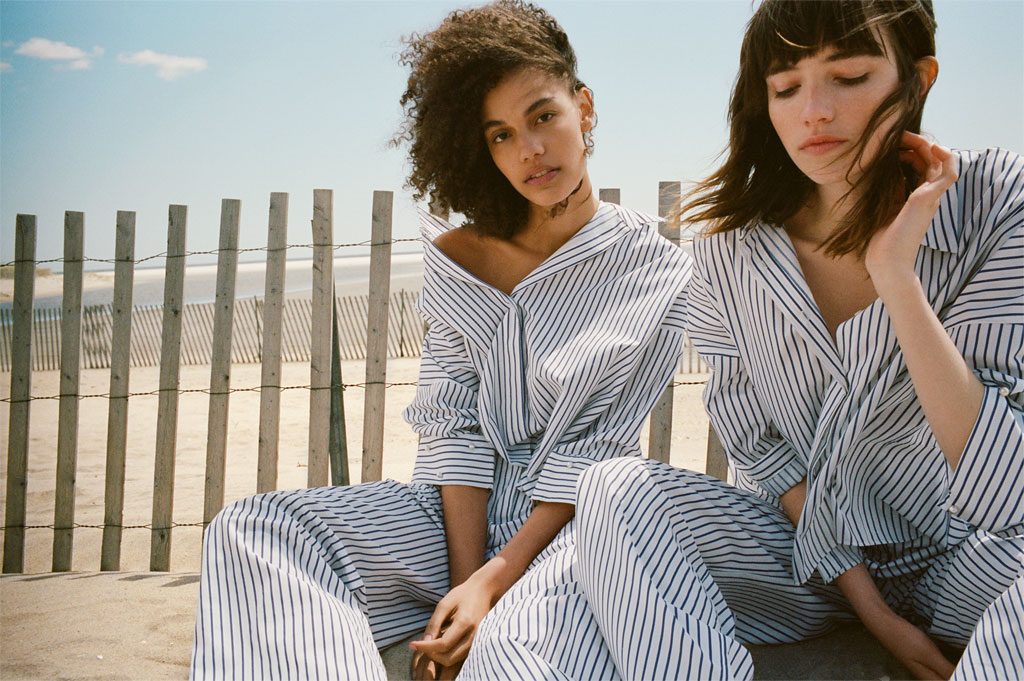 Оттенки синего в новой рекламной кампании ZARA