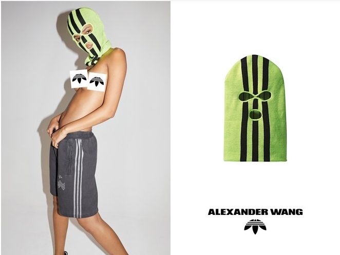 Нагота и балаклавы в лукбуке Alexander Wang для adidas Originals